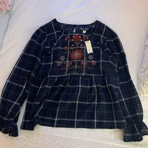 Francescas plaid top